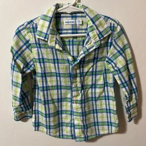 🔆 Bundle items 6 for $30 NWOT Mayoral Plaid Button Down Shirt